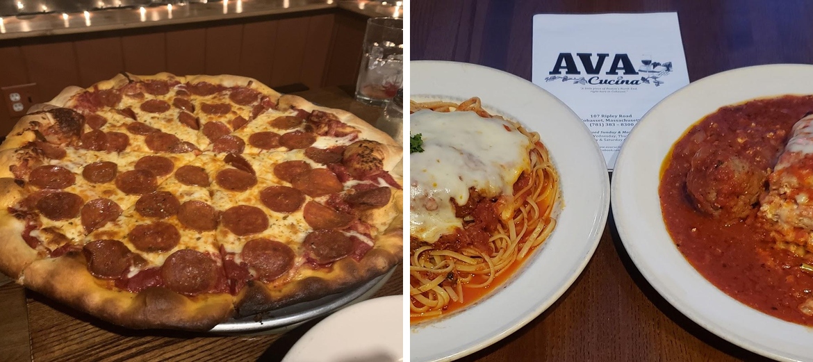 Ava Cucina Menu